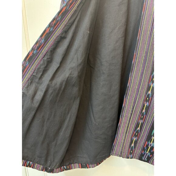 Boho VTG Measures XL Jacket Colorful Lined Canvas Type Reversible Coat Women’s - Picture 2 of 5